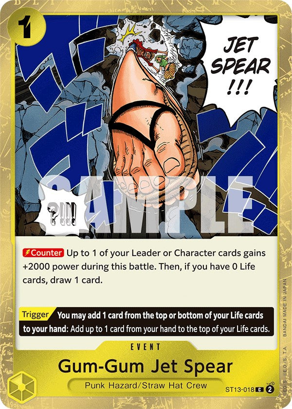 Gum-Gum Jet Spear [Ultra Deck: The Three Brothers]