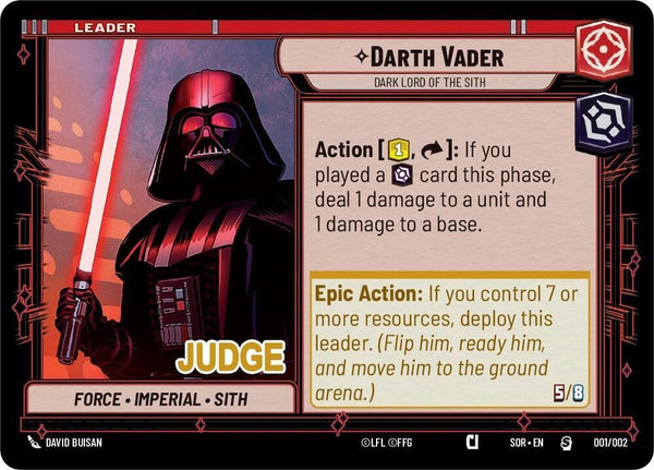 Darth Vader - Dark Lord of the Sith - Star Wars Unlimited