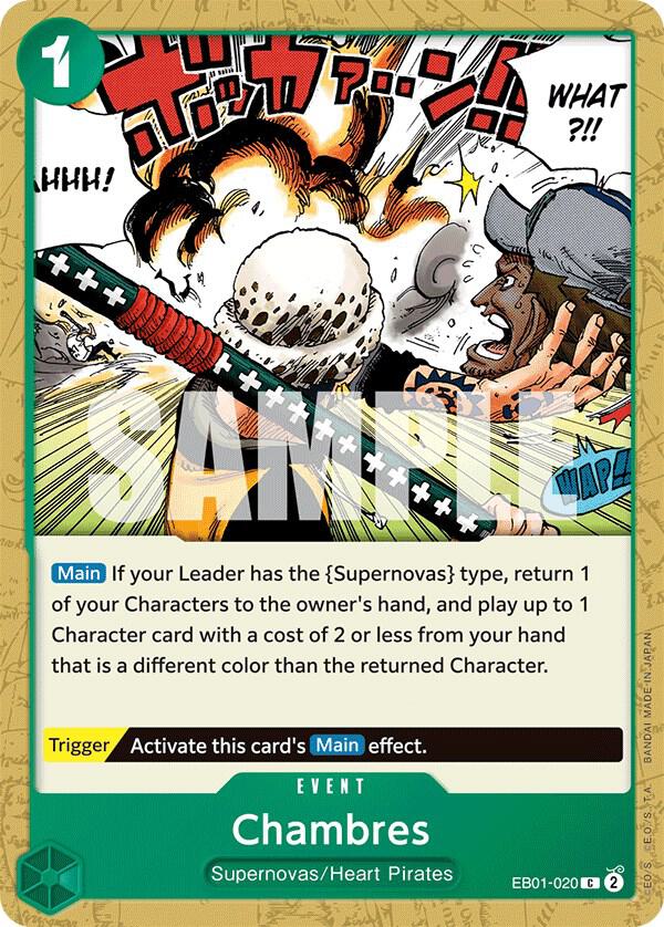 Chambres - One Piece Card Game