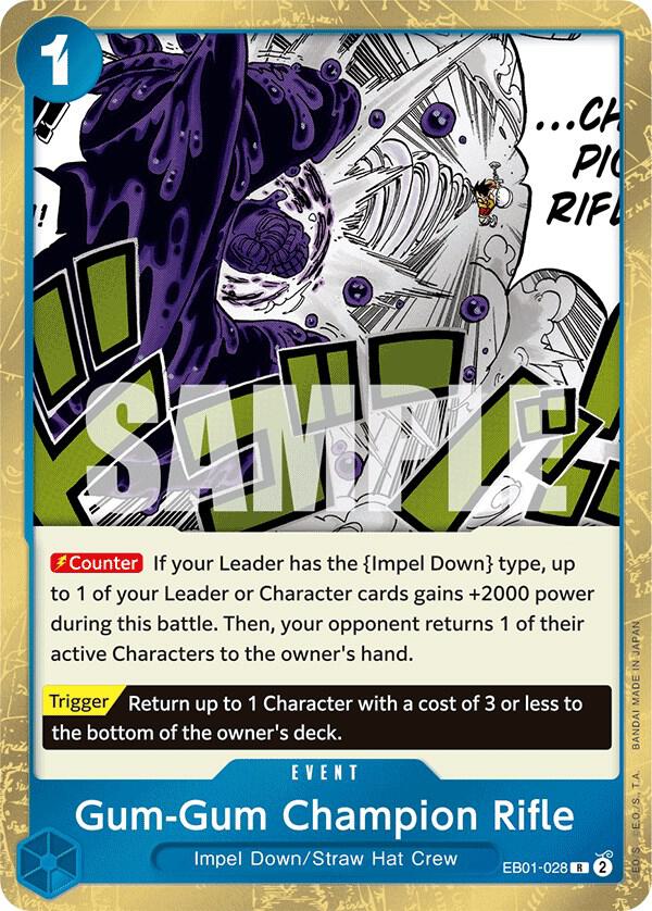 Gum-Gum Champion Rifle (EB01-028) - One Piece Card Game