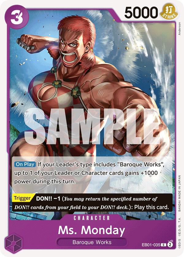 Ms. Monday - One Piece Card Game