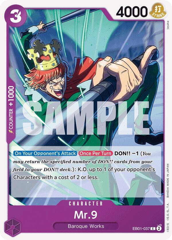 Mr. 9 - One Piece Card Game