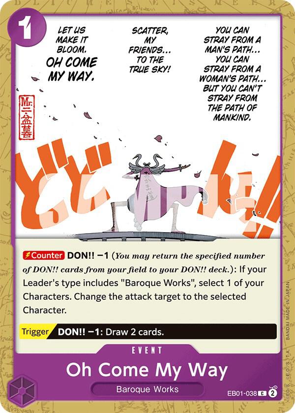Oh Come My Way - One Piece Card Game