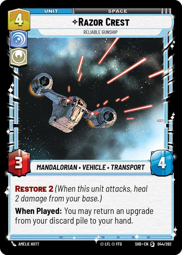 Razor Crest - Reliable Gunship - Star Wars Unlimited