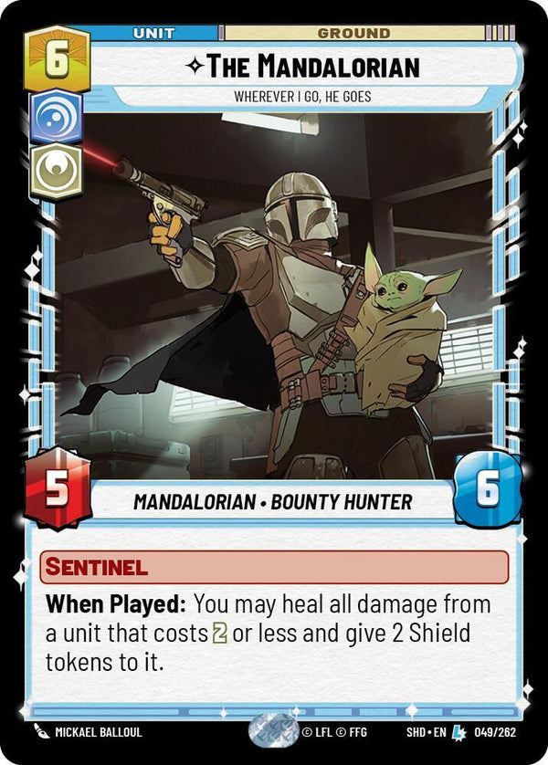The Mandalorian - Wherever I Go, He Goes (SHD 049/262) - Star Wars Unlimited