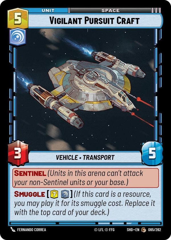 Vigilant Pursuit Craft - Star Wars Unlimited