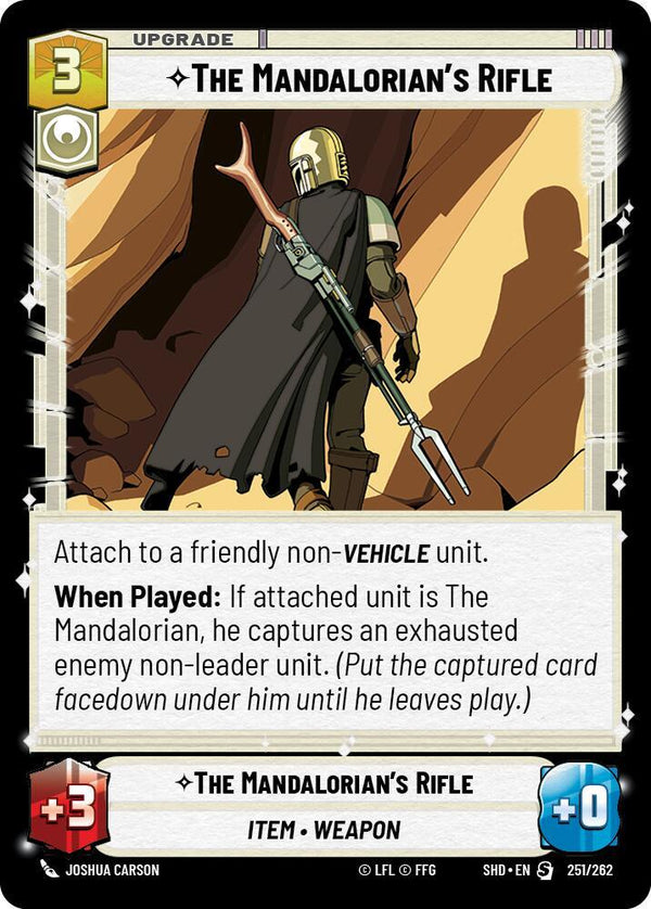 The Mandalorian's Rifle - Star Wars Unlimited
