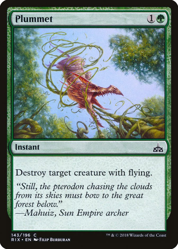 Plummet - Magic: The Gathering