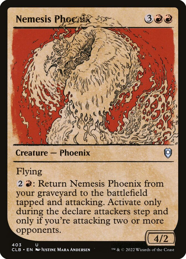 Nemesis Phoenix (Showcase) - Magic: The Gathering