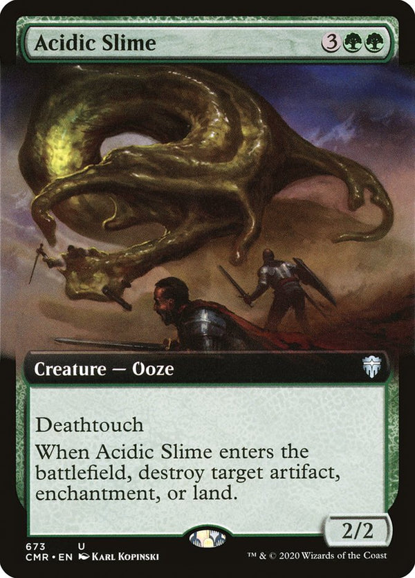 Acidic Slime (Extended Art) - Magic: The Gathering
