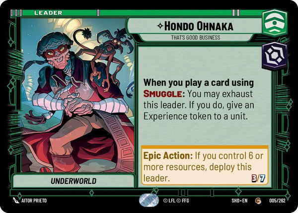 Hondo Ohnaka - That's Good Business - Star Wars Unlimited
