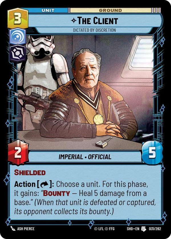 The Client - Dictated by Discretion - Star Wars Unlimited