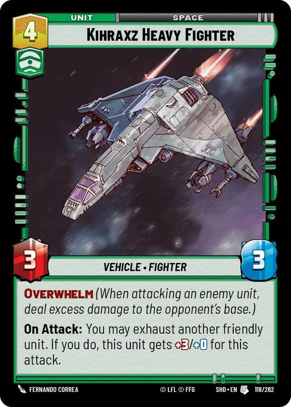 Kihraxz Heavy Fighter - Star Wars Unlimited