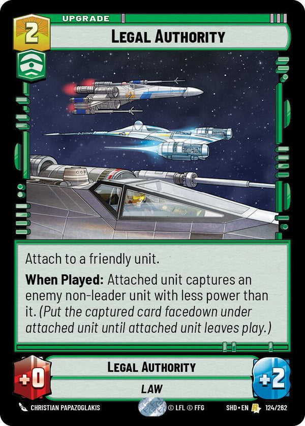 Legal Authority (SHD 124/262) - Star Wars Unlimited