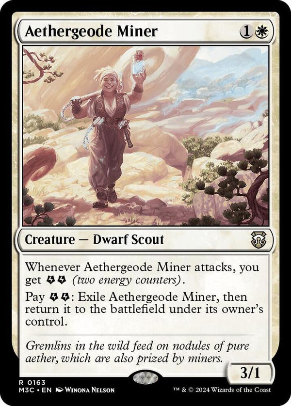 Aethergeode Miner (Ripple Foil) - Magic: The Gathering