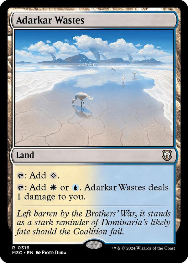 Adarkar Wastes (Ripple Foil) - Magic: The Gathering