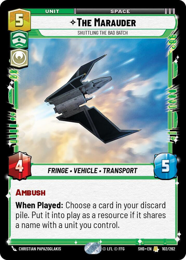 The Marauder - Shuttling the Bad Batch - Star Wars Unlimited