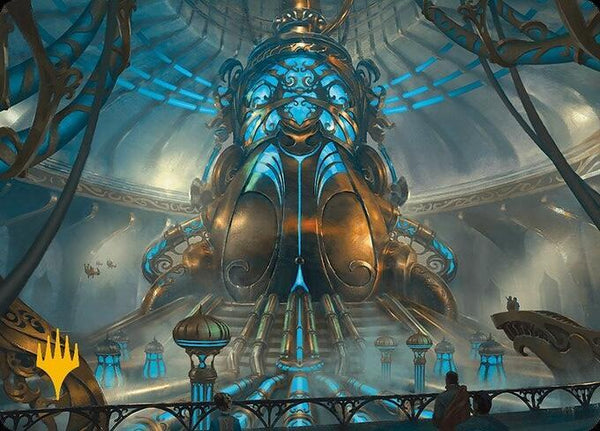 Aether Refinery Art Card (Gold-Stamped Planeswalker Symbol) - Magic: The Gathering