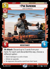 Poe Dameron - Quick to Improvise - Star Wars Unlimited