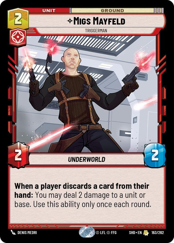 Migs Mayfeld - Triggerman (SHD 163/262) - Star Wars Unlimited