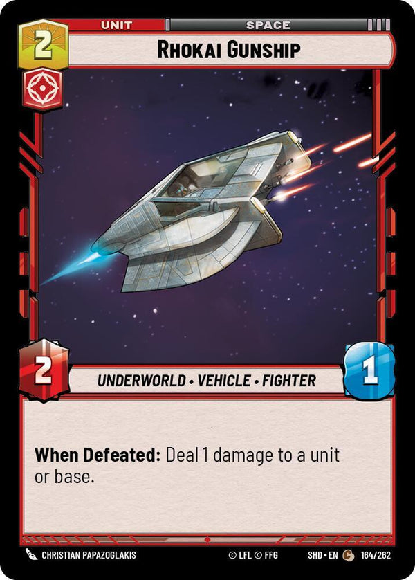 Rhokai Gunship - Star Wars Unlimited