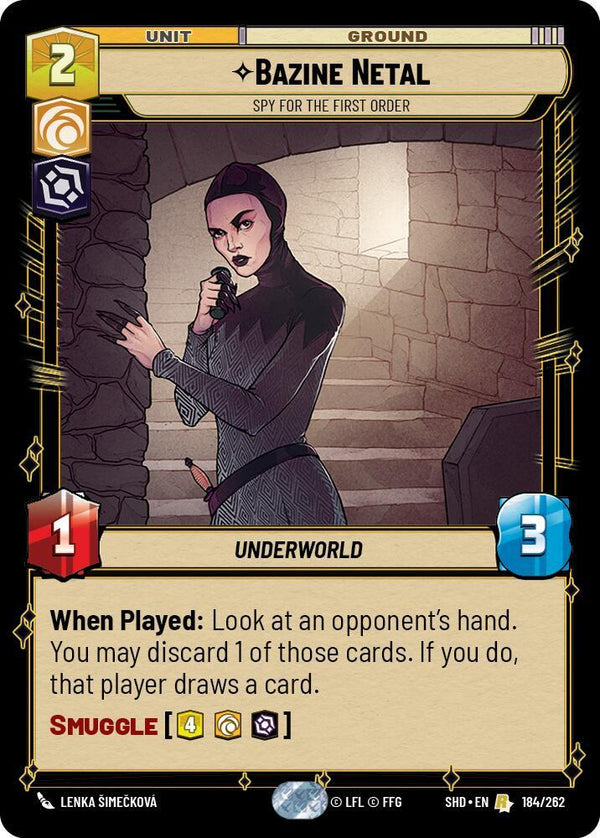 Bazine Netal - Spy for the First Order - Star Wars Unlimited