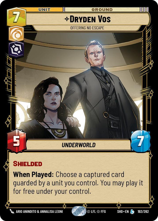 Dryden Vos - Offering No Escape - Star Wars Unlimited