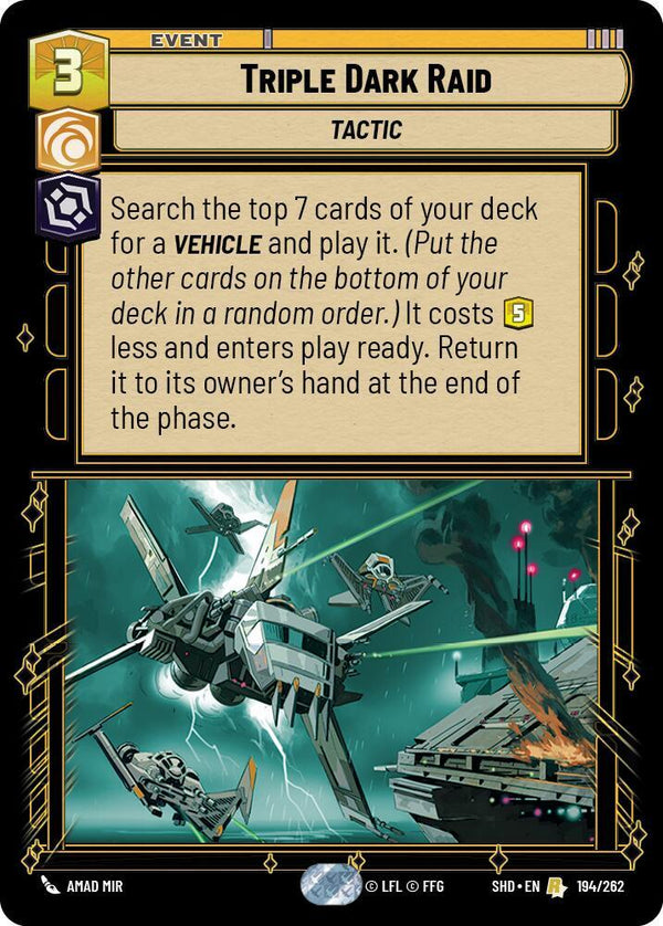 Triple Dark Raid - Star Wars Unlimited