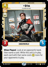 Qi'ra - Playing Her Part - Star Wars Unlimited