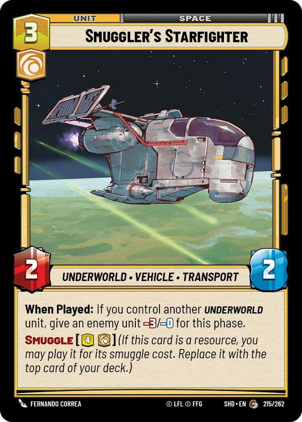 Smuggler's Starfighter - Star Wars Unlimited