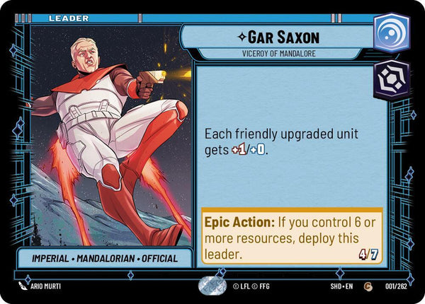 Gar Saxon - Viceroy of Mandalore - Star Wars Unlimited