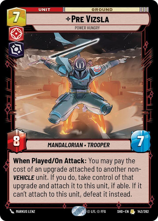 Pre Vizsla - Power Hungry - Star Wars Unlimited