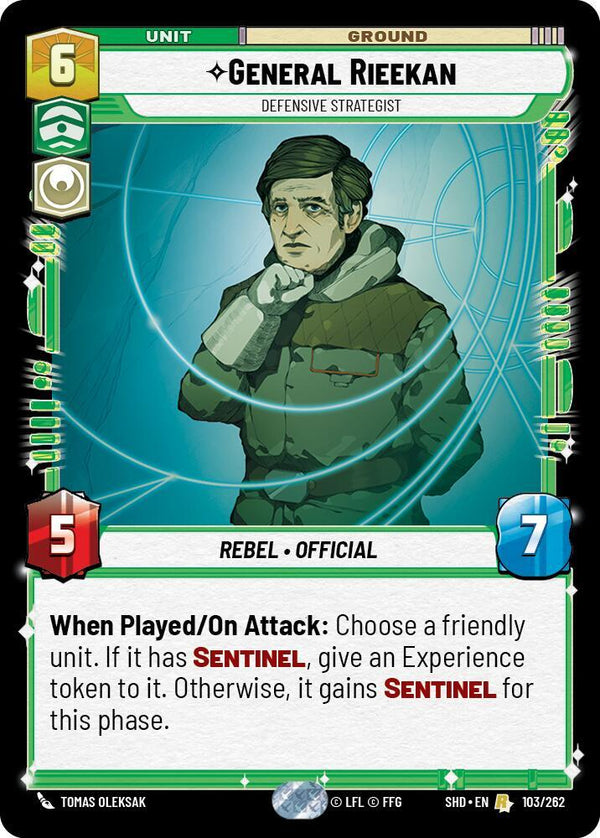 General Rieekan - Defensive Strategist - Star Wars Unlimited