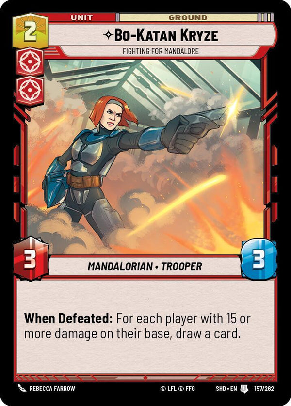 Bo-Katan Kryze - Fighting For Mandalore - Star Wars Unlimited