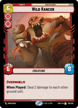 Wild Rancor - Star Wars Unlimited