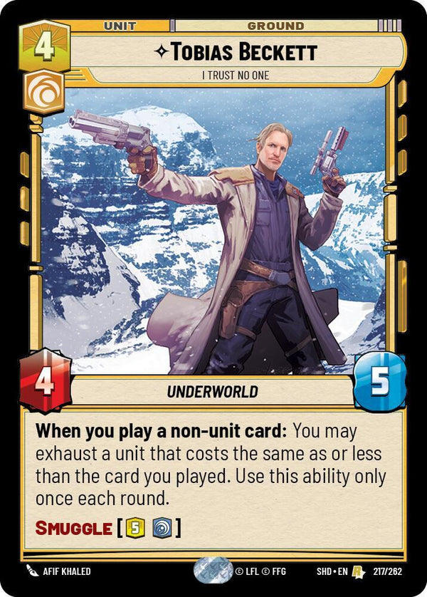 Tobias Beckett - I Trust No One - Star Wars Unlimited