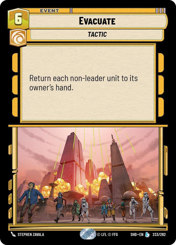 Evacuate - Star Wars Unlimited