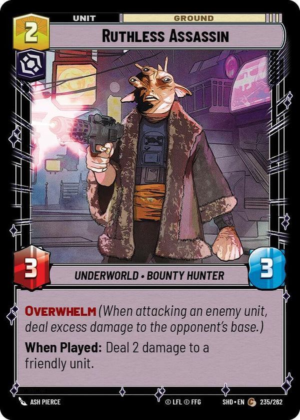 Ruthless Assassin - Star Wars Unlimited