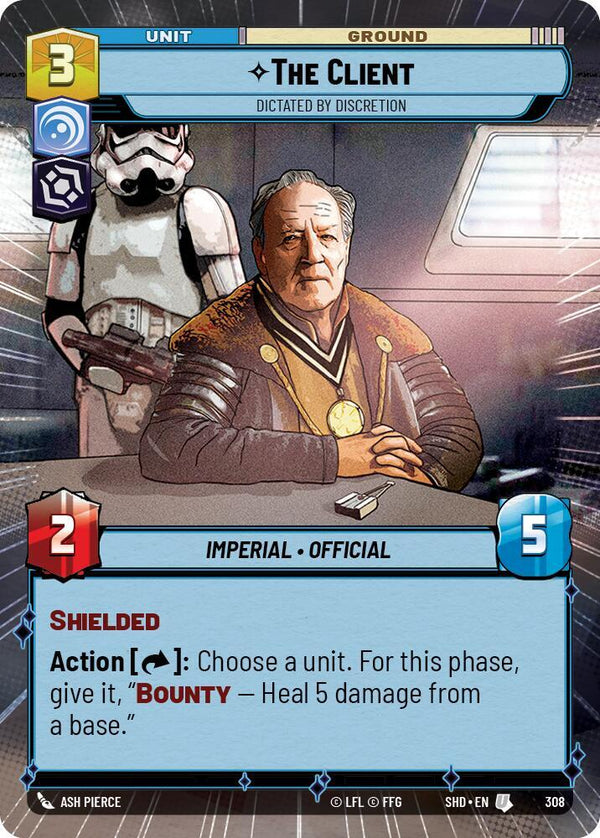 The Client - Dictated by Discretion (Hyperspace) - Star Wars Unlimited