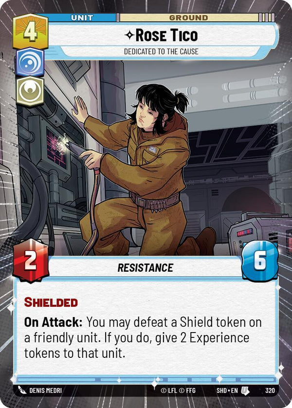 Rose Tico - Dedicated to the Cause (Hyperspace) - Star Wars Unlimited