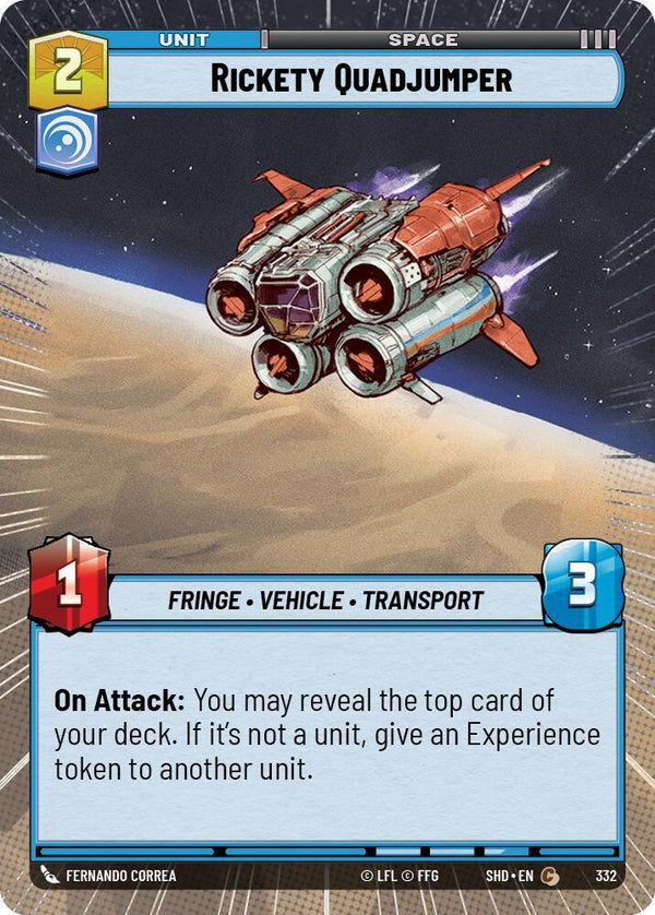 Rickety Quadjumper (Hyperspace) - Star Wars Unlimited