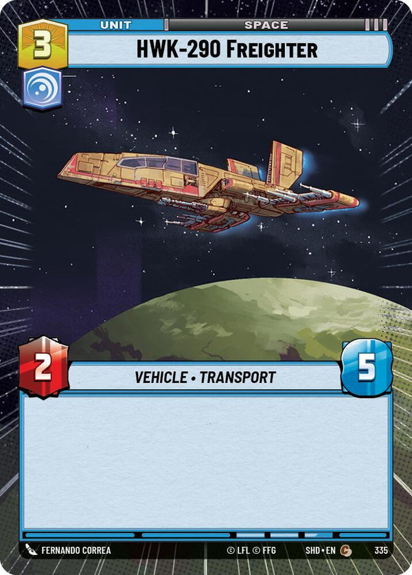 HWK-290 Freighter (Hyperspace) - Star Wars Unlimited