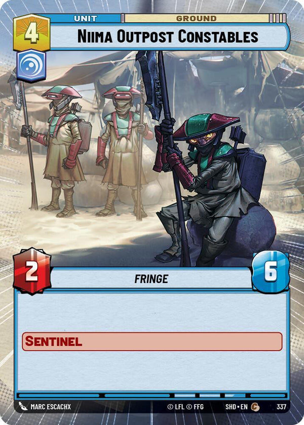 Niima Outpost Constables (Hyperspace) - Star Wars Unlimited