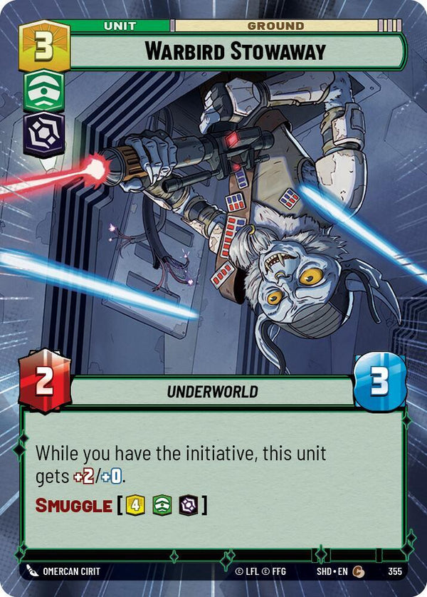 Warbird Stowaway (Hyperspace) - Star Wars Unlimited