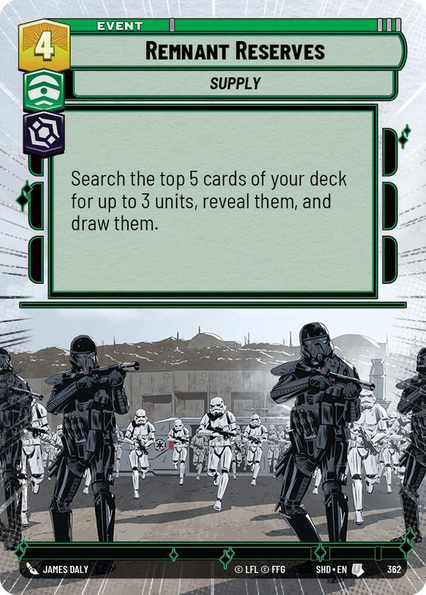 Remnant Reserves (Hyperspace) - Star Wars Unlimited