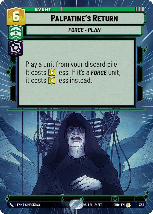 Palpatine's Return (Hyperspace) - Star Wars Unlimited