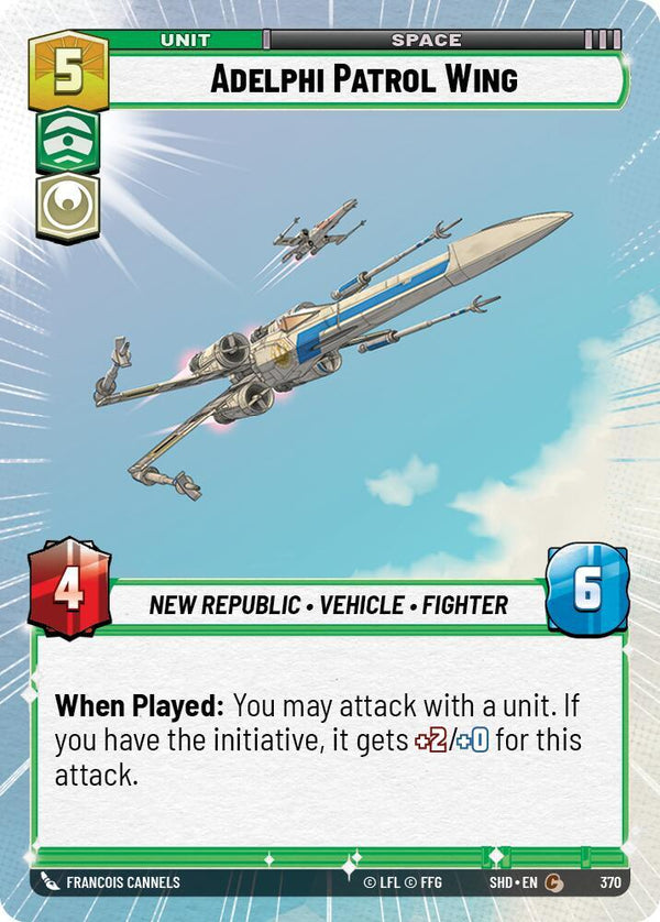 Adelphi Patrol Wing (Hyperspace) - Star Wars Unlimited