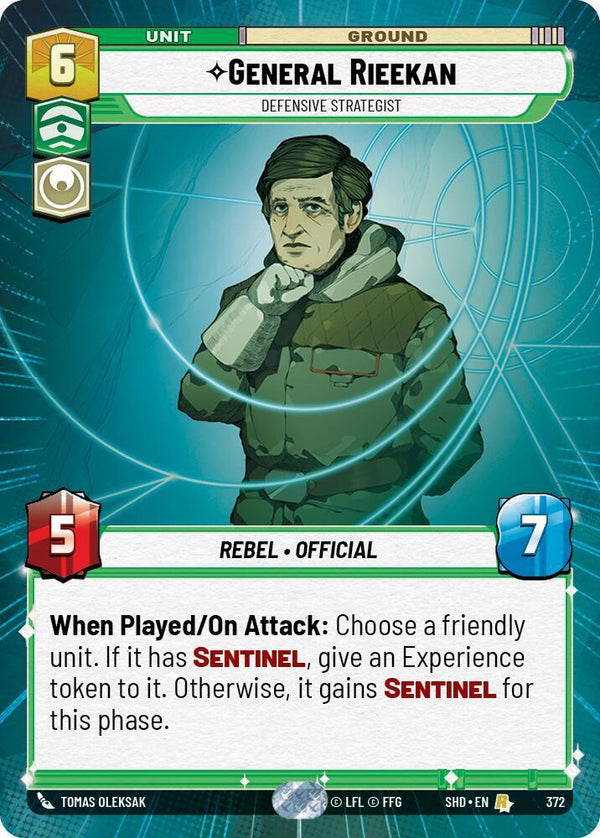 General Rieekan - Defensive Strategist (Hyperspace) - Star Wars Unlimited