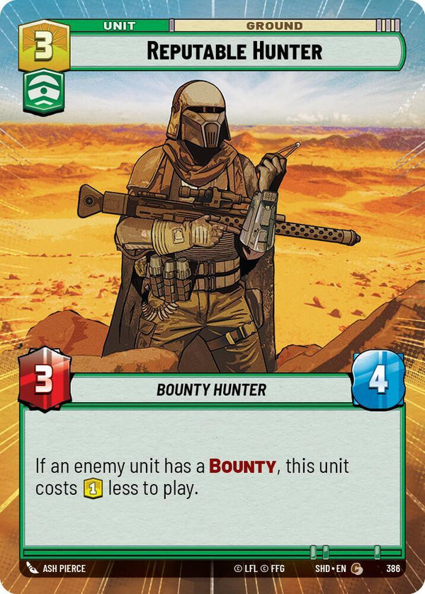 Reputable Hunter (Hyperspace) - Star Wars Unlimited
