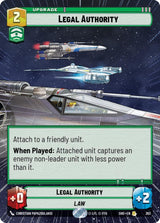 Legal Authority (Hyperspace) (SHD 393) - Star Wars Unlimited